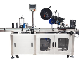Top and Bottom Flat Surface Labeling Machine
